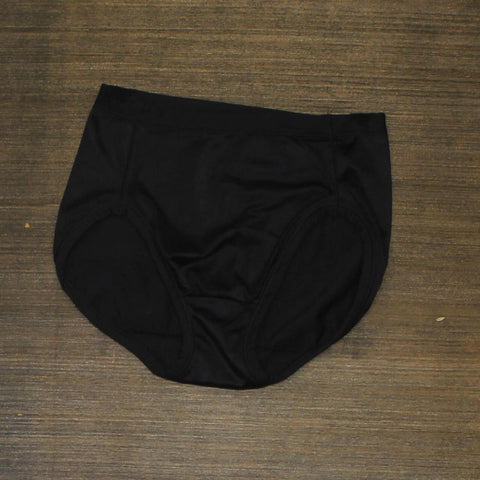Vanity Fair Women's Body Caress Flexible Fit Hi-Cut Panties 13437 Black 6