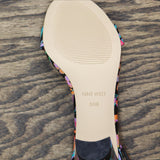 Nine West Women's Pruce Heeled Sandal WNPRUCE3 Black Tropical Multi 5.5M