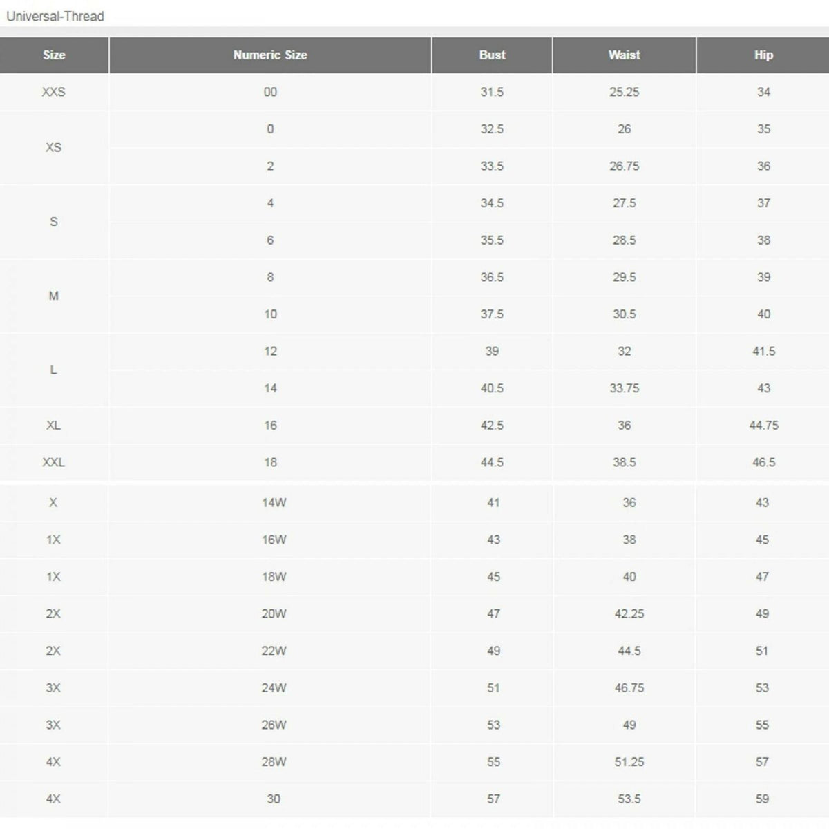 Universal Thread Women's Long Sleeve Boxy TShirt Biggybargains