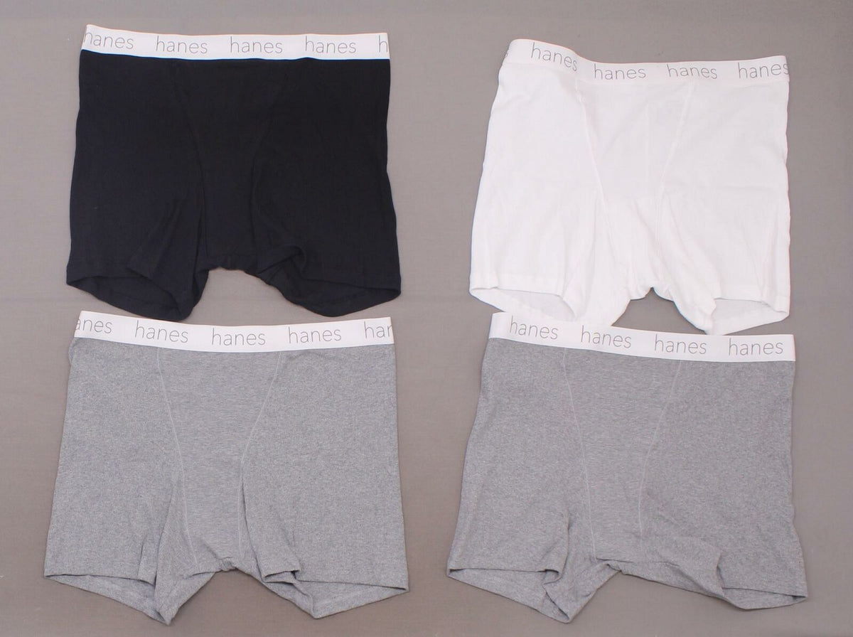 Hanes Premium Women's 4 Pairs Comfortsoft Cotton Mid-Thigh Boxer Brief –  Biggybargains