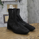 A New Day Womens Celaena Boots Block Heel Mesh 94568459 Black 8.5M