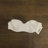 DKNY Womens Textured Molded Balconette Bikini Top DIMTS470 Soft White Texture XL