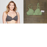 Auden Women's Everyday Lightly Lined Cotton Demi T-Shirt Bra 552282