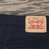 Levi's Womens Vintage Y2K 512 Slim Fit Tapered Leg Jeans Black Wash 14M