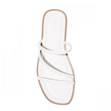 Universal Thread Womens Louie Strappy Slide Sandals Cream Off White 7.5M