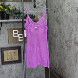 Hurley Womens Crochet Mini Cover Up Swim Beach Dress Orchid Purple XS/S