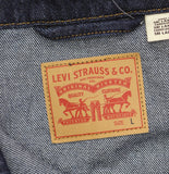 Levi's Shrunken '90s Trucker Denim Jacket 94417468 Shaded View Blue L