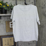 Preswick & Moore Womens Plus Size Knit Short Sleeve Shirt Top Ash Gray 1X