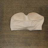 Auden Women's Padded Seamless Bandeau Bra EGGG8 Soft Petal Pink XL