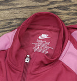 Nike Little Girls Floral Active French Terry Track Jacket Sweet Beet Pink 6