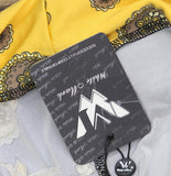 White Mark Lounge Printed High Waist Stretch Palazzo Pants Black / Gold M