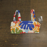 Vince Camuto Womens Square Neck Bikini Top V1S781 Multi Blue M