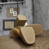 Universal Thread Tess Platform Mule Heels with Memory Foam Insole Tan Brown 11M