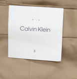Calvin Klein Cotton Stretch Straight Leg Fit Chino Pants Tigers Eye Brown 8
