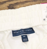 Karen Scott French Terry Capri Pants 100140999PT White PP