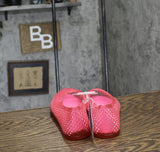 Wild Fable Womens Isabella Jelly Flats 92986668 Light Pink 10M