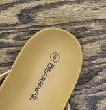 Bearpaw Carina Platform Slide Sandal 1009136951 Natural Brown 9M
