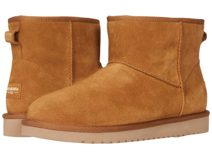 Koolaburra By Ugg Mini II Faux Fur Lined Ankle Boots 1114851 Chestnut Brown 8M