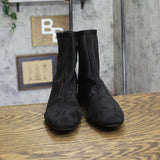 A New Day Celaena Mesh Mid-Calf Boots with Block Heel 94568457 Black 7.5M