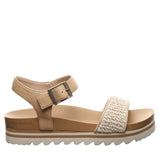 Bearpaw Orion Platform Sandals 1009137110 Natural Brown 9M