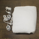 Serta Casual Polyester Plush Top Heated Mattress Pad 2-Plug ST55-0186 White King