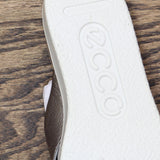 Ecco Women's Corksphere Thong Slide Sandal 271803 Alusilver Gray 10M-10.5M