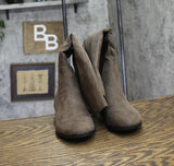 Style & Co. Womens Charmanee Riding Boots 10017739700 Dark Taupe Brown 5M