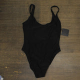Dixperfect Womens Scoop Back Unlined One Piece Swimsuit 16790f6b62ab48 Black L