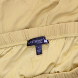 Antthony Womens Lined Elastic Waist Dress Pants 167e4983f9615c Gold Yellow S