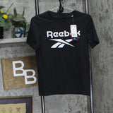 Reebok Womens Graphic Big Logo Tee HB2271 Black XS