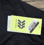 All In Motion Soft Light Support Rib Squareneck Cropped Sports Bra Black S