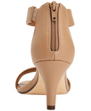 Style & Co. Womens Paycee Two-Piece Dress Heel Sandals Soft Nude Brown 9.5M
