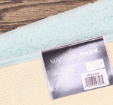 Madison Park Marshmallow Bathroom Rug Non Slip Mat Rectangle Seafoam Green 24x40
