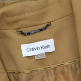 Calvin Klein Plus Size Cropped Long-Sleeve Blazer Jacket Luggage Brown 22W
