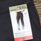 Mondetta Womens Knit Fleece Lined Herringbone Straight Leg Pants 180914