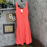 A New Day Womens Corset Midi A-Line Dress 93215297 Coral Red 8