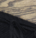 Dotti Womens Crochet Side-Tie Cover-up Maxi Skirt 85273 Black S
