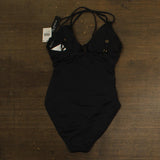 La Blanca Womens Standard Island Goddess Underwire One Piece Swimsuit Black 10