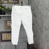 Vanilla Star Juniors Ripped Skinny Jeans White Wash 13