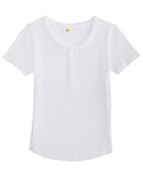 Epic Threads Girls Textured Henley Shirt Top 100201319GK Bright White L (14/16)