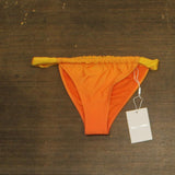 Solid & Striped The Ellery Swim Bikini Bottom Daffodil / Coral Ombre Orange XS