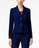 Kasper Womens Petite Two-Button Blazer Jacket 10583311