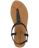 Wild Pair Womens Krisleyy Sandals Thong 10020642900 Black 9M