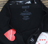 Assets By Spanx Womens Remarkable Results High-Waist Control Briefs Very Black S