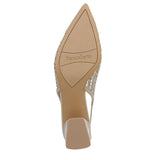 Franco Sarto Pump Faux Leather Woven Alabaster Off White MISMATCH (7.5M/8M)