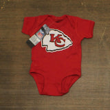 Outerstuff Infant NFL Kansas City Chiefs Team Logo Bodysuit Red 0-3 Months