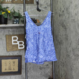 Raisins Curve Trendy Plus Lucia Printed Swimdress One Piece Slate Blue 14W