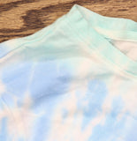 Style & Co. Cotton Tie-Dye Short Sleeve Casual T-Shirt Green Rainforest S