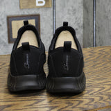 S Sport By Skechers Mens Relaxed Fit Memory Foam Slip On Sneakers Black 10.5