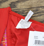 Becca Delilah Halter Bikini Swim Top 613157 Fire Red M